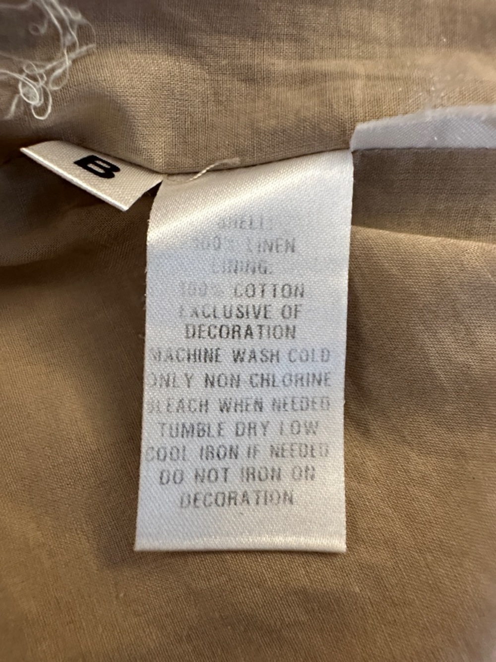 LOFT 100% Linen Cream Silver Sequin Gray Beaded Summer Classic Sheath Dress Sz 6 - Picture 5 of 6